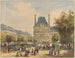 Rue de Rivoli and Pavillon Marsan - François Étienne Villeret — artwork view