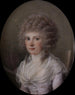 Portrait of a Young Woman with Curly Wig - François Ferrière — artwork view
