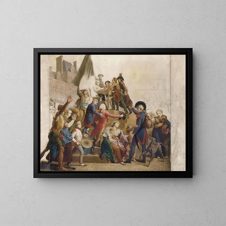 La Patrie en danger - François Gérard — framed artwork on a wall