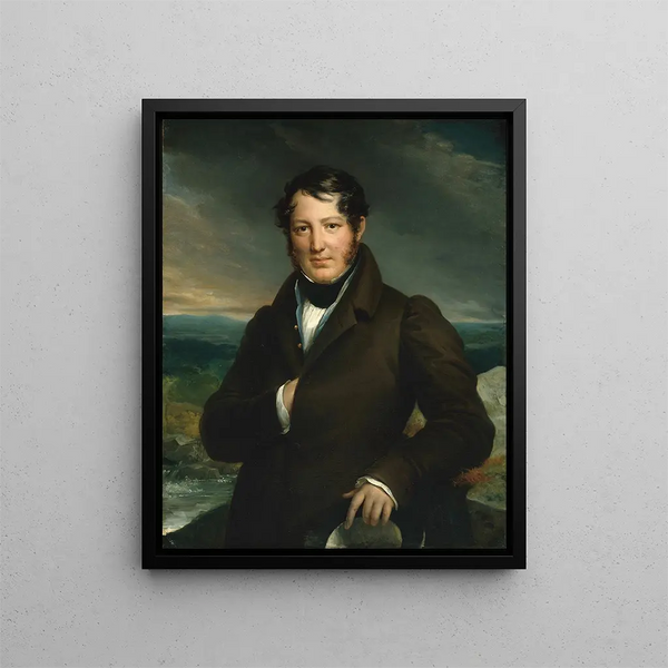 Monsieur Tortoni - François Gérard — framed artwork on a wall