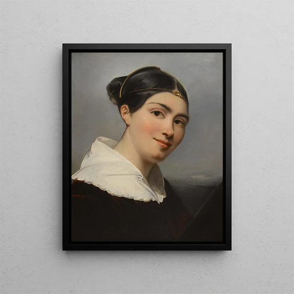 Portrait of Julie Duvidal de Montferrier - François Gérard — framed artwork on a wall