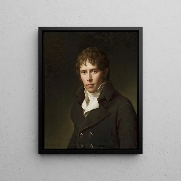 Portrait of Stanisław Mniszek - François Gérard — framed artwork on a wall