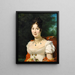 Portrait of a Young Woman - François Gérard — framed artwork on a wall
