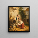 A Faithful Friend - François Grenier — framed artwork on a wall