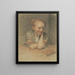 A Good Read - François Guiguet — framed artwork on a wall