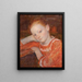 A Moment of Reflection - François Guiguet — framed artwork on a wall
