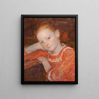 A Moment of Reflection - François Guiguet — framed artwork on a wall