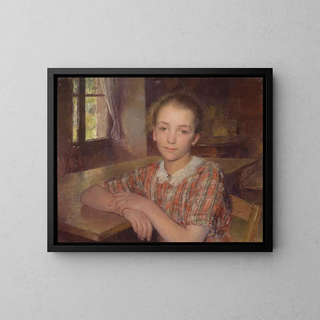 Lost in Thought - François Guiguet — framed artwork on a wall