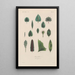 Treatise on General Botany Pl040 - François Hérincq — framed artwork on a wall