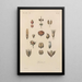 Treatise on General Botany Pl074 - François Hérincq — framed artwork on a wall