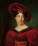 Portrait painting of Madame Lestapis and Boode, daughter of Henry Boode - François Joseph Kinson — artwork view