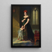 Portrait of the Duchess of Frias and her son - François Joseph Kinson — framed artwork on a wall