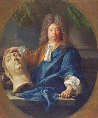 Portrait of Antoine Coysevox - François Jouvenet — artwork view