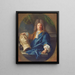 Portrait of Antoine Coysevox - François Jouvenet — framed artwork on a wall