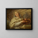 A vestal tending the fire - François Lemoyne — framed artwork on a wall
