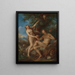 Adam and Eve Painting - François Lemoyne — framed artwork on a wall