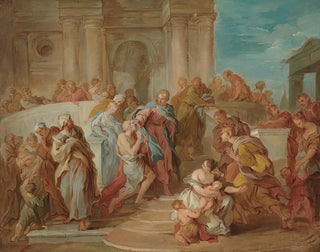The Christ healing the blind - François Lemoyne — artwork view
