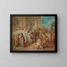 The Christ healing the blind - François Lemoyne — framed artwork on a wall