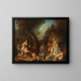 Diane and Callisto - François Lemoyne — framed artwork on a wall