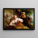 La Proposition Amoureuse - François Lemoyne — framed artwork on a wall
