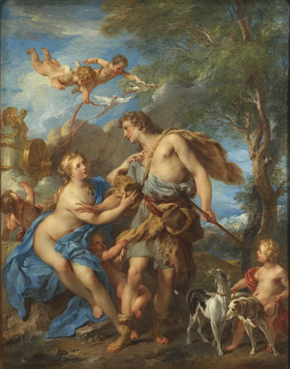 Venus and Adonis - François Lemoyne — artwork view