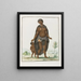 Femme Caminouquoise - François Levaillant — framed artwork on a wall