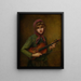 The young violinist - François Martin-Kavel — framed artwork on a wall