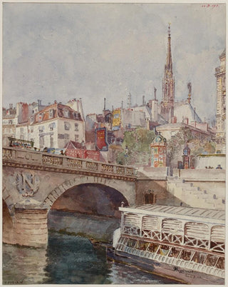 Le pont Saint-Michel - François Max Bugnicourt — artwork view