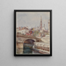 Le pont Saint-Michel - François Max Bugnicourt — framed artwork on a wall