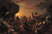 Moses Strikes Water from the Rock - François Perrier — artwork view