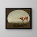 Cow in the meadow - François Ryckhals — framed artwork on a wall