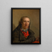 Portrait of a Revolutionary - François Sablet — framed artwork on a wall