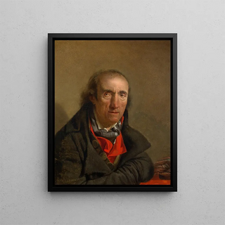Portrait of a Revolutionary - François Sablet — framed artwork on a wall