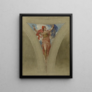 La chanson patriotique - François Schommer — framed artwork on a wall