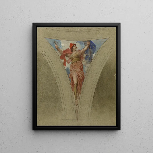 La chanson patriotique - François Schommer — framed artwork on a wall