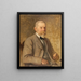 Portrait of architect Charles Louis Girault 1851-1932 - François Schommer — framed artwork on a wall