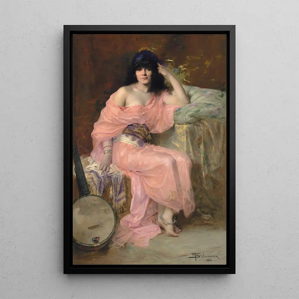 La belle danseuse - François Schommer — framed artwork on a wall
