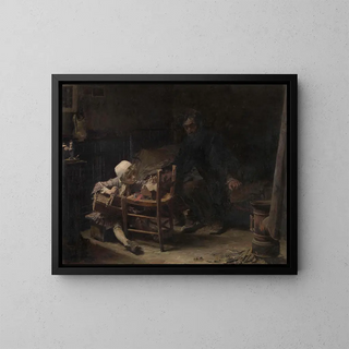 Misère - François Thévenot — framed artwork on a wall