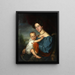 Mother with Child - François Van Dorne — framed artwork on a wall