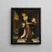 Portrait of a boy called The young son of Admiral van Nes - François Verwilt — framed artwork on a wall