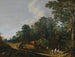 Landscape Painting with Venus's Toilet - François van Knibbergen — artwork view