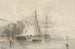Sailing boats at dock - Frans Arnold Breuhaus de Groot — artwork view