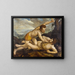 Cain and Abel - Frans Floris — framed artwork on a wall