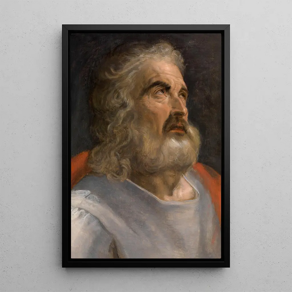 Man with Beard - Frans Floris — framed artwork on a wall