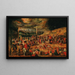 The Crucifixion on Calvary Mountain - Frans Francken the Elder — framed artwork on a wall