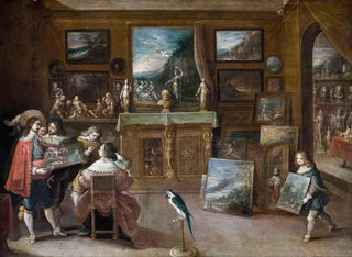 A visit to the art dealer - Frans Francken the Younger — artwork view