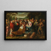 the Adoration of the Magi Matthew 2:10-11 - Frans Francken the Younger — framed artwork on a wall