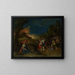 Allegory of War - Frans Francken the Younger — framed artwork on a wall