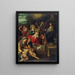 Allegory of the Child Jesus as the Lamb of God - Frans Francken the Younger — framed artwork on a wall