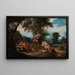 Apollon et les Muses - Frans Francken le Jeune — framed artwork on a wall